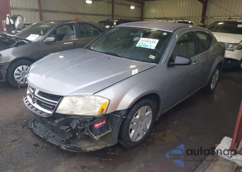 2014 Dodge Avenger Se из США, поврежденный, VIN 1C3CDZAB5EN144339